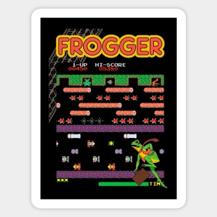 Mod.3 Arcade Frogger Video Game Sticker